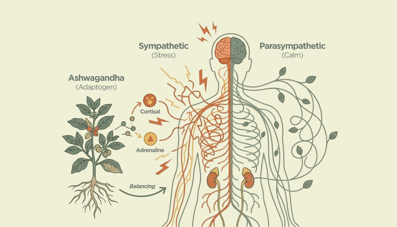 Stress, Nervous System & Ayurveda: General Wellness Idea Through Two Lenses